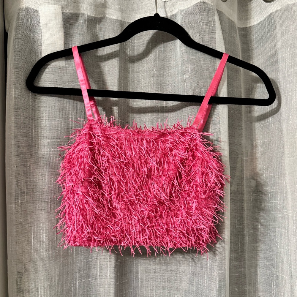 Alter’d State pink fringe going out top